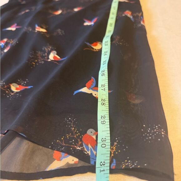 Whisper Med sheer Bird Print Women's blouse Top tunic‎  for office Whispers - Picture 7 of 7
